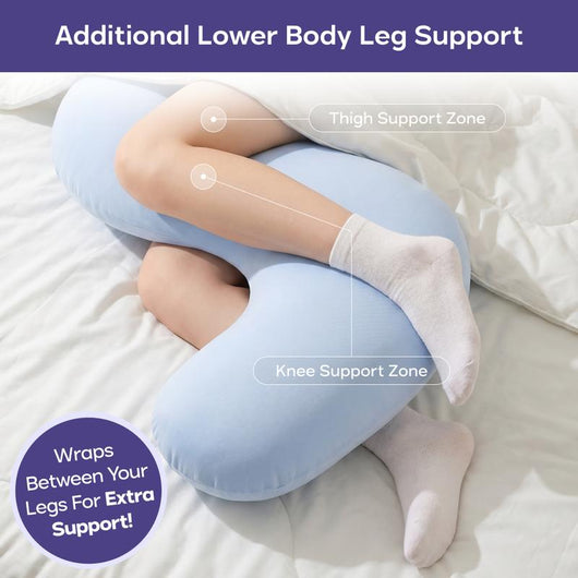 Body Pillow for Back & Hip Pain Relief